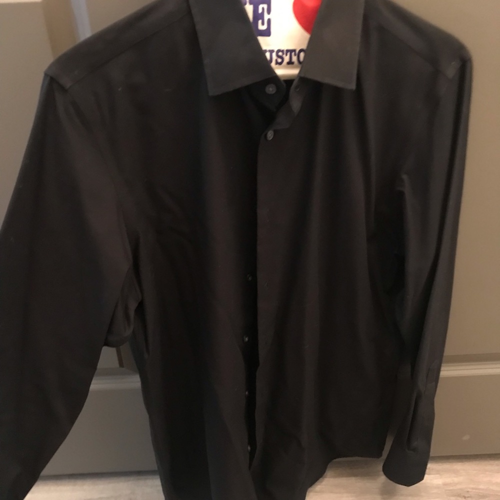 Banana Republic Size M Black Dress Shirt